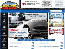 Tablet Screenshot of craigroadcarwash.com